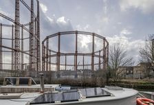 Bethnal Green Gasworks, Marian Place, Bethnal Green, Tower Hamlets, Greater London Authority, 2021. Creator: Chris Redgrave