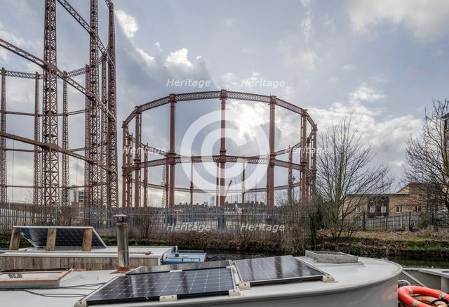 Bethnal Green Gasworks, Marian Place, Bethnal Green, Tower Hamlets, Greater London Authority, 2021. Creator: Chris Redgrave.