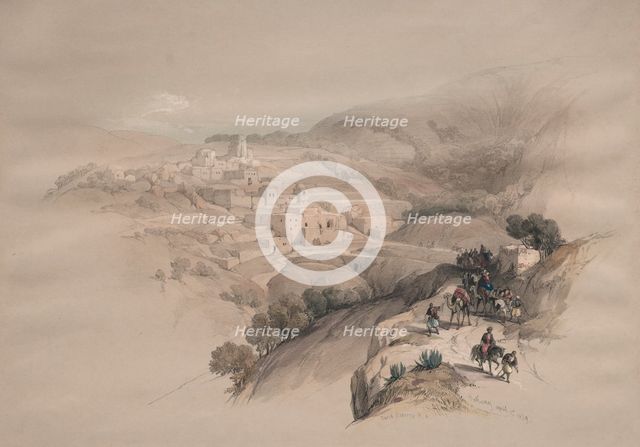 Bethany, 1839. Creator: David Roberts (British, 1796-1864).