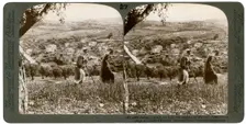 Bethany, as seen from the eastern slope of the Mount of Olives, Palestine, 1899.Artist: Underwood & Underwood