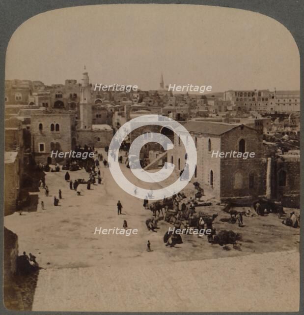 'Bethlehem of Judea, the birthplace of Jesus, Palestine', 1896. Creator: Underwood & Underwood.
