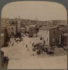 Bethlehem of Judea, the birthplace of Jesus, Palestine 1896. Creator: Underwood & Underwood