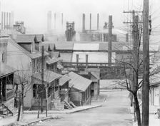 Bethlehem houses and steel mill, Pennsylvania, 1935. Creator: Walker Evans