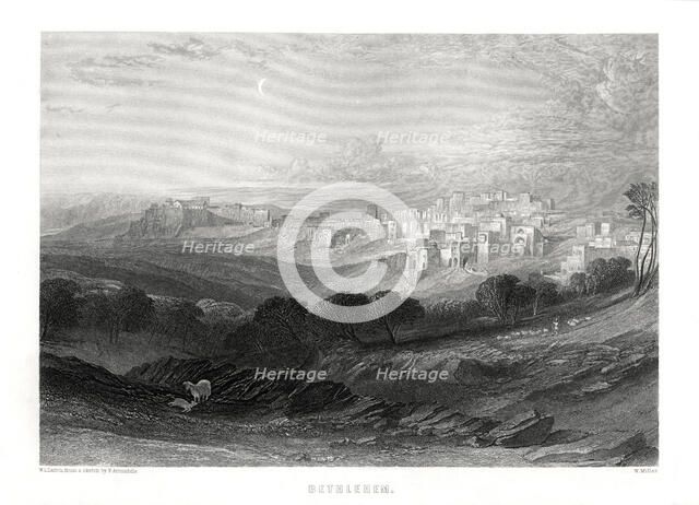 Bethlehem, Palestine, 19th century. Artist: W Miller