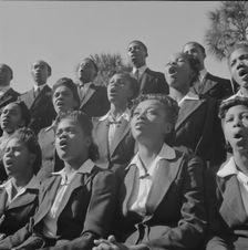 Bethune-Cookman College, Daytona Beach, Florida, 1943. Creator: Gordon Parks