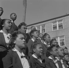 Bethune-Cookman College, Daytona Beach, Florida, 1943. Creator: Gordon Parks