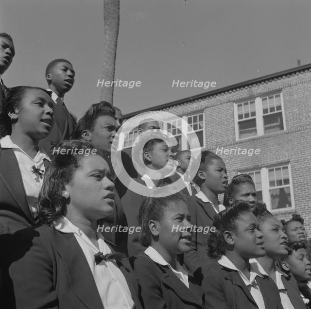 Bethune-Cookman College, Daytona Beach, Florida, 1943. Creator: Gordon Parks.