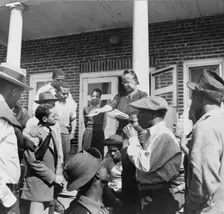 Bethune-Cookman College, Daytona Beach, Florida, 1943. Creator: Gordon Parks