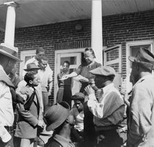 Bethune-Cookman College, Daytona Beach, Florida, 1943. Creator: Gordon Parks