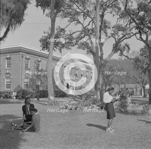 Bethune-Cookman College, Daytona Beach, Florida, 1943. Creator: Gordon Parks.