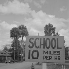 Bethune-Cookman College, Daytona Beach, Florida, 1943. Creator: Gordon Parks