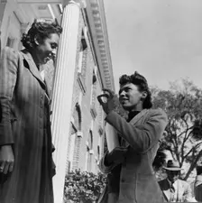 Bethune-Cookman College, Daytona Beach, Florida, 1943. Creator: Gordon Parks