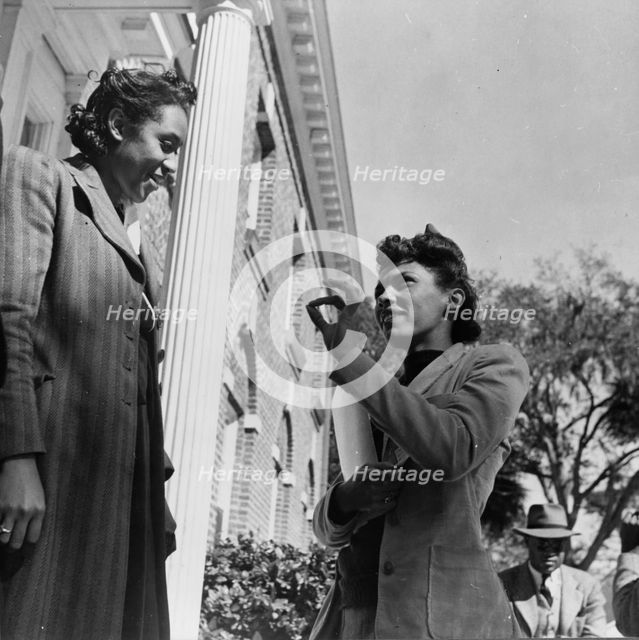 Bethune-Cookman College, Daytona Beach, Florida, 1943. Creator: Gordon Parks.