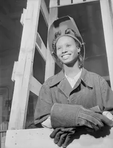 Bethune-Cookman College, Daytona Beach, Florida, 1943. Creator: Gordon Parks