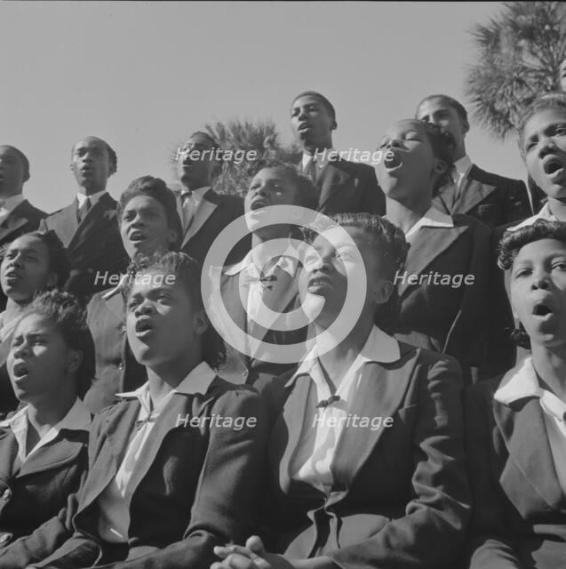 Bethune-Cookman College, Daytona Beach, Florida, 1943. Creator: Gordon Parks.