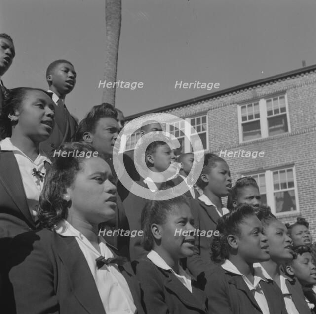 Bethune-Cookman College, Daytona Beach, Florida, 1943. Creator: Gordon Parks.