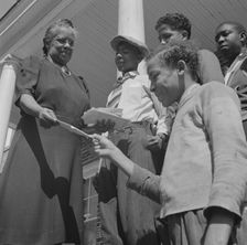Bethune-Cookman College, Daytona Beach, Florida, 1943. Creator: Gordon Parks