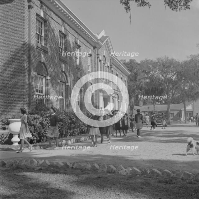 Bethune-Cookman College, Daytona Beach, Florida, 1943. Creator: Gordon Parks.