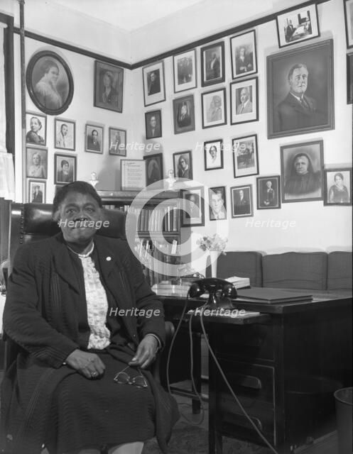 Bethune-Cookman College, Daytona Beach, Florida, 1943. Creator: Gordon Parks.