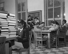 Bethune-Cookman College, Daytona Beach, Florida, 1943. Creator: Gordon Parks