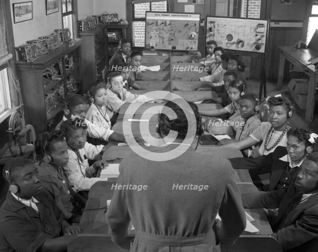 Bethune-Cookman College, Daytona Beach, Florida, 1943. Creator: Gordon Parks.