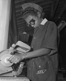 Bethune-Cookman College, Daytona Beach, Florida, 1943. Creator: Gordon Parks