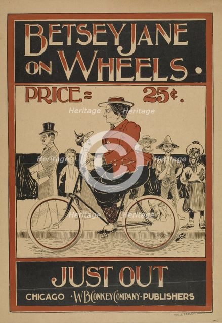 Betsy Jane on wheels, c1895 - 1911. Creator: Unknown.