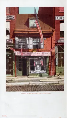 Betsy Ross House, Philadelphia, Pennsylvania, USA, 1901