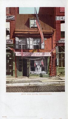 Betsy Ross House, Philadelphia, Pennsylvania, USA, 1901