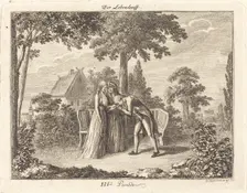 Betrothal, 1793. Creator: Daniel Nikolaus Chodowiecki