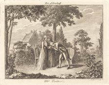 Betrothal, 1793. Creator: Daniel Nikolaus Chodowiecki