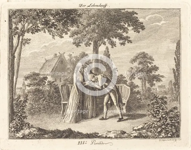 Betrothal, 1793. Creator: Daniel Nikolaus Chodowiecki.