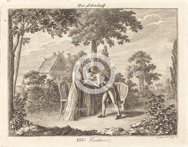 Betrothal, 1793. Creator: Daniel Nikolaus Chodowiecki.