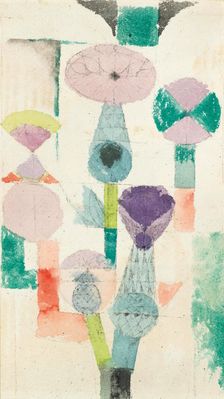 Betrachtung der Distelblüte, 1918. Creator: Klee, Paul (1879-1940)