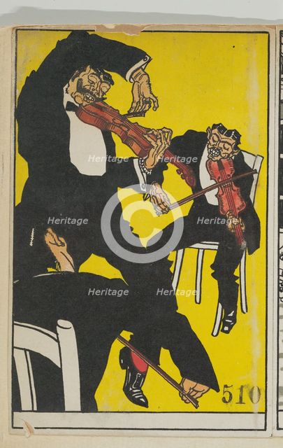 Between 3 and 4 in the Morning! (Zwischen 3 und 4 Uhr Fruh!), 1911. Creator: Moritz Jung.
