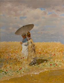 Between The Ears Of Wheat