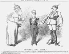 "Between Two Fires", 1875. Creator: Joseph Swain