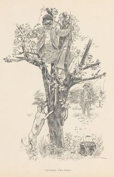 Between two fires, 1899. Creator: Jay Campbell Phillips