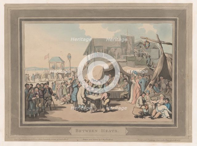 Between Heats [The Course], January 1, 1799., January 1, 1799. Creator: Thomas Rowlandson.