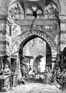 Between Khan El-Khalil, Egypt 1881. Artist: G Werner