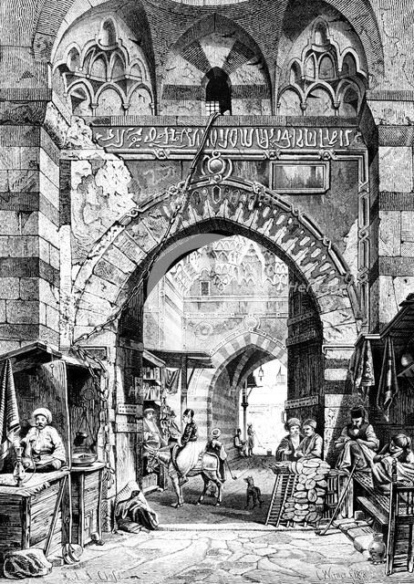 'Between Khan El-Khalil, Egypt', 1881. Artist: G Werner