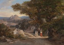Between Olavano L'Civitella, 1842. Creator: Edward Lear
