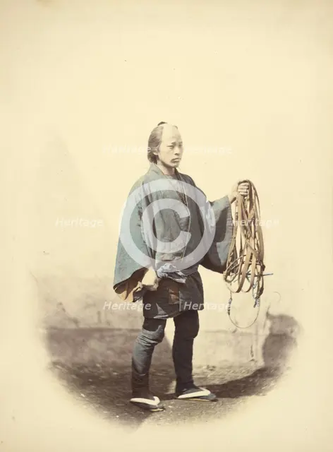 Bettoes, or Grooms, 1866-1867. Creator: Felice Beato.