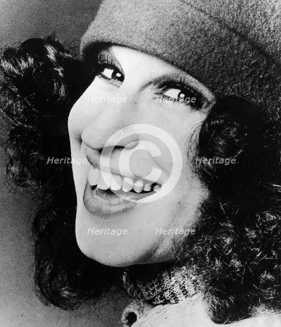 Bette Midler (1945- ), American Singer, 1973. Creator: Unknown.