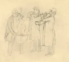 Bettelmusikanten mid-late 19th century, (c1924). Creator: Carl Spitzweg