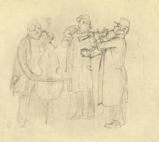 Bettelmusikanten mid-late 19th century, (c1924). Creator: Carl Spitzweg