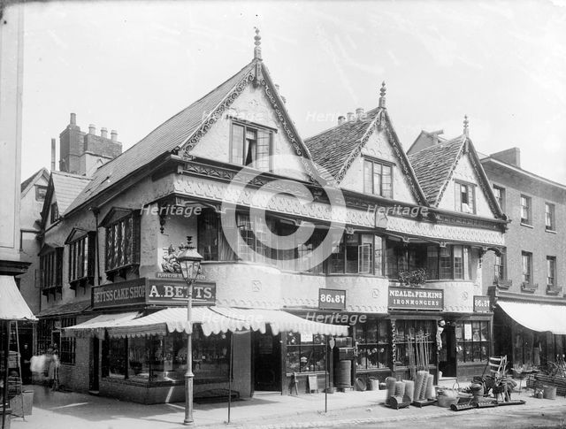 Betts Cake Shop, High Street, Banbury, Oxfordshire, 1878. Artist: Henry Taunt