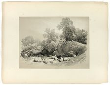 Bettws, N. Wales, from Picturesque Selections, 1860. Creator: James Duffield Harding