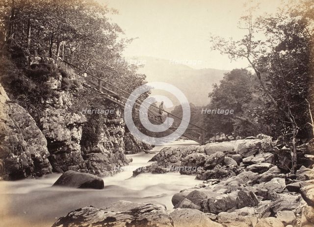 Bettws-Y-Coed, The Miner's Bridge (693), Printed 1860 circa. Creator: Francis Bedford.