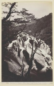Bettws-y Coed, The Swallow Falls from Above, 1860/94. Creator: Francis Bedford